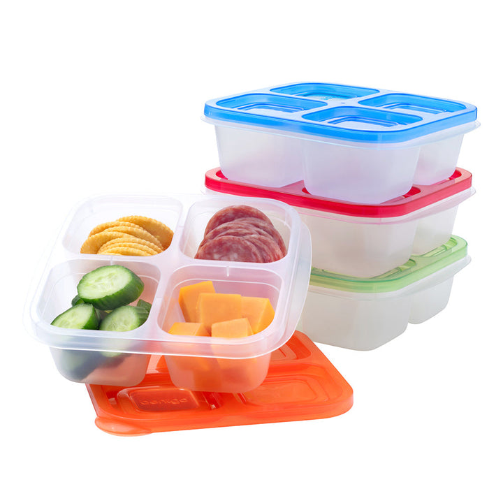 Bentgo Easyboxes 4-Compartment Snack Containers 8-Piece Set H6
