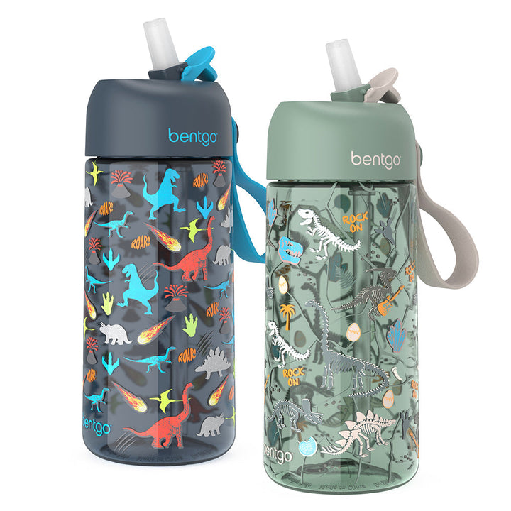 Bentgo Kids Prints Water Bottle (2-Pack) F7